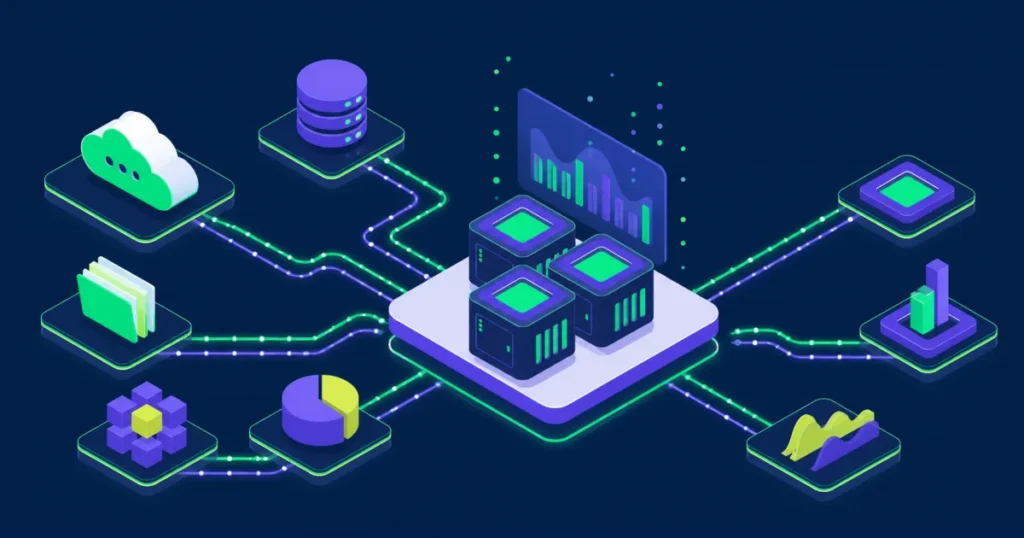Connected enterprise data systems feeding a governed planning and forecasting platform