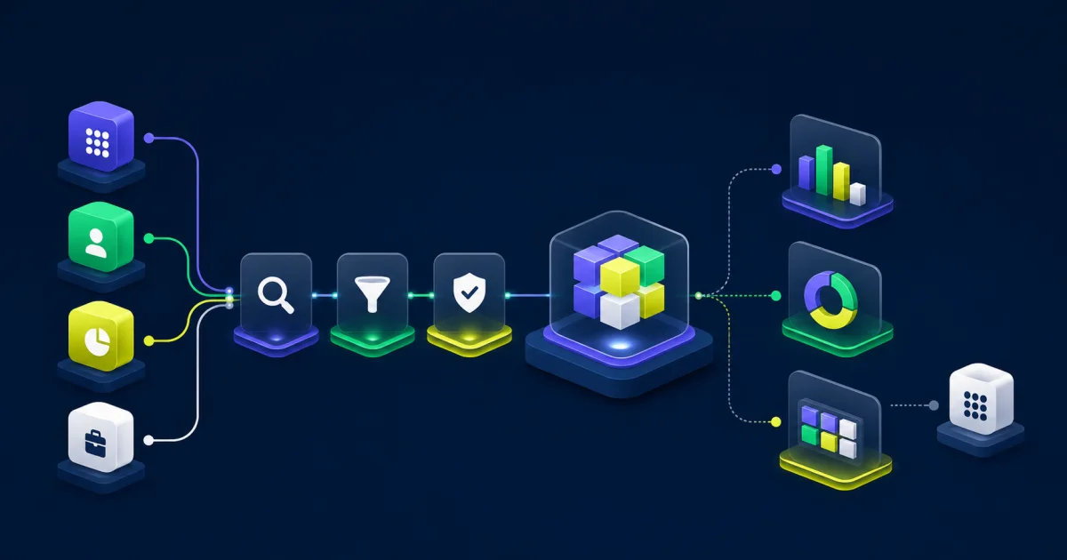 Workday calculated fields governance connecting source business objects, calculation logic, testing, and reusable report output.