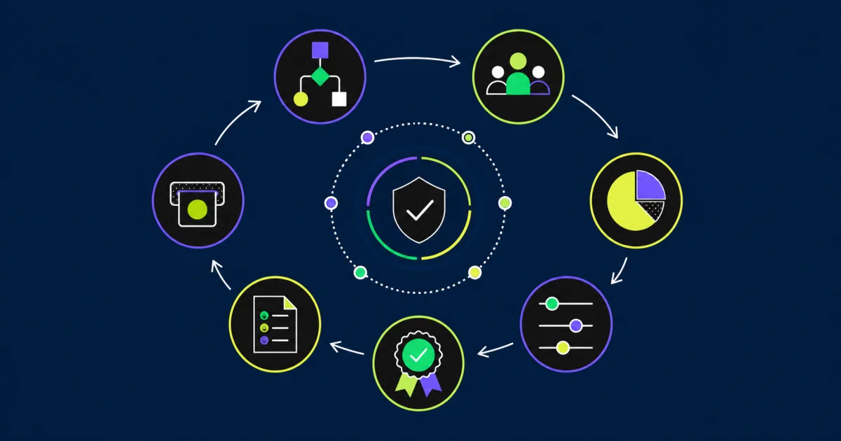 Workday compensation review cycle connecting program rules, employee eligibility, budgets, manager planning, approvals, statements, and payroll.