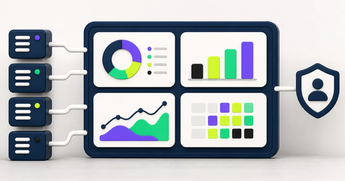 Governed Workday report worklets arranged into a focused dashboard for a defined user group.