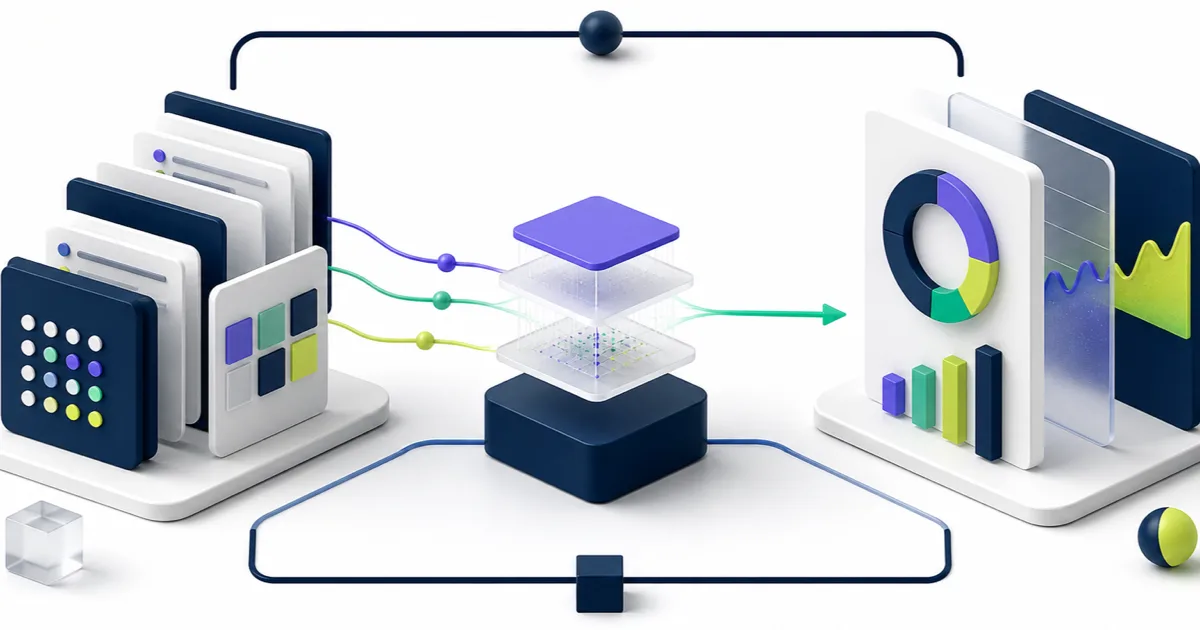 Workday reporting workflow connecting governed source data to reliable analysis and decision-ready reports.